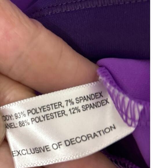 ANNIKA Cutter & Buck Purple CB DryTec UPF50+ Full Zip Jacket L Golf Performance - Picture 10 of 12